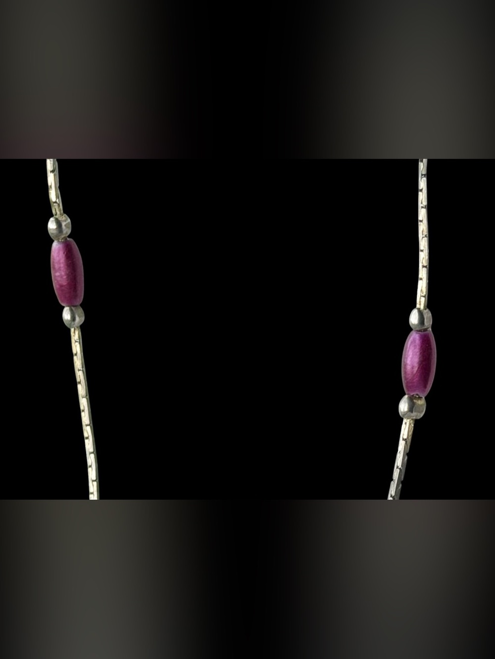 Vintage Monet Minimalist Station Necklace - Picture 6 of 10
